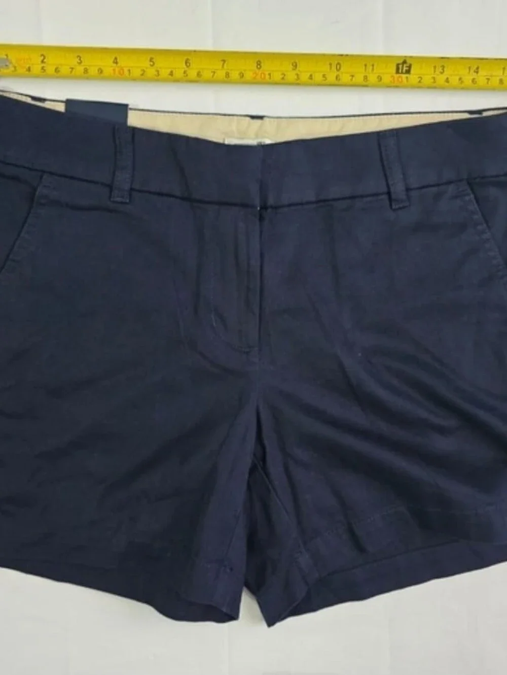 J.CREW Women’s Mid-Rise Navy Chino Shorts 5